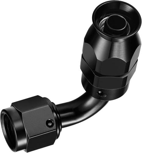 Fitting / PTFE 8AN Hose-End 90°