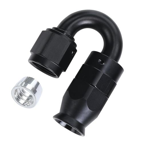 Fitting / PTFE 4AN Hose-End 180°