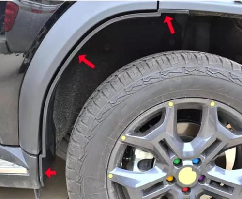 واقيات الطين الخلفية المخصصة لسيارة JETOUR T2