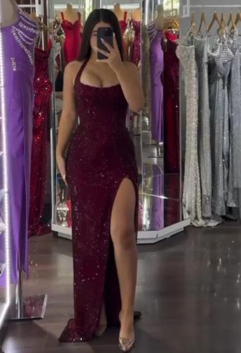 فستان سهره عودي فصوص زركون بتصميم جذاب وراقي من Ma...