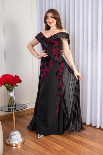 فستان باربي + اورجنزا بوليسيه /Mair Fashion