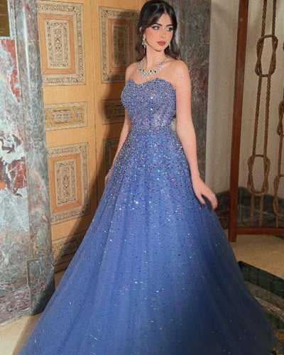 فستان انغام بتصميم فاخر