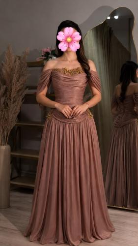 فستان كرنكل تطريز كرستال فاخر من miar fashion