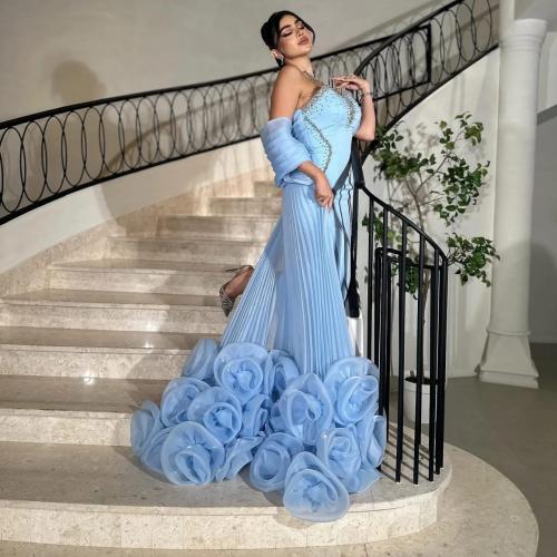 فستان سهرة باربي جازار لمعة ورد