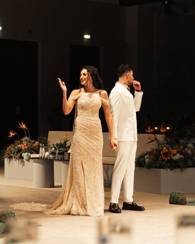 فستان لمى بتصميم فاخر