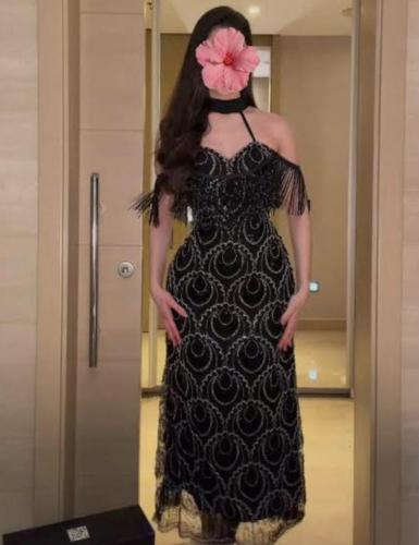 فستان سهره شك خرز بطانه تفته راقيه من Miar Fashion