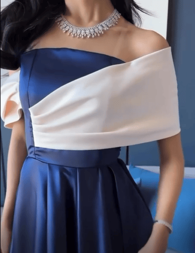 فستان العيد بتصميم انيق وفاخر