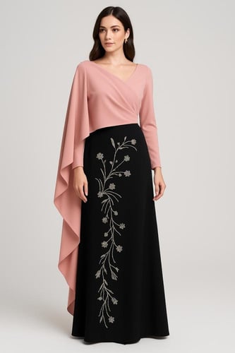 فستان سهرة أنيق باربي تطريز يدوي جميل من miar fash...