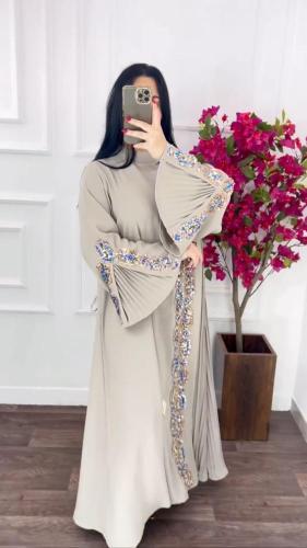 جلابيه رمضانية تفته بتطريز يدوي /Mair Fashion