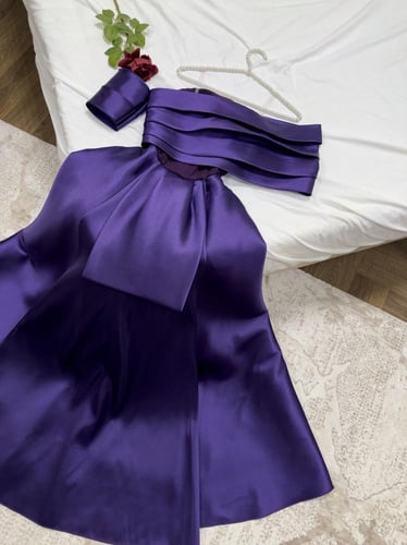 فستان سهرة انيق وراقي