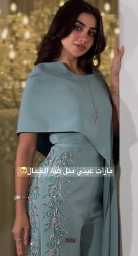جمبسوت تيفاني تطريزيدوي شك فاخر من Miar Fashion