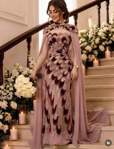فستان سهره بتصميم راق وفخم من Miar Fashion