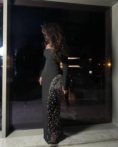 فستان سهره باربي تطريزيدوي /Mair Fashion