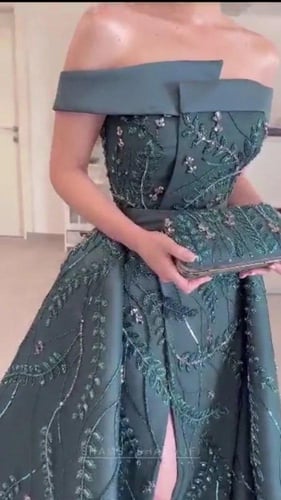 فستان سهره مطرز كمبيوتر /Mair Fashion