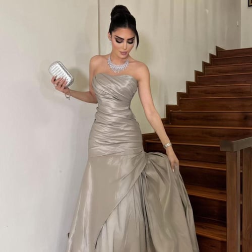 فستان سهره افخم قماش بتصميم خاص