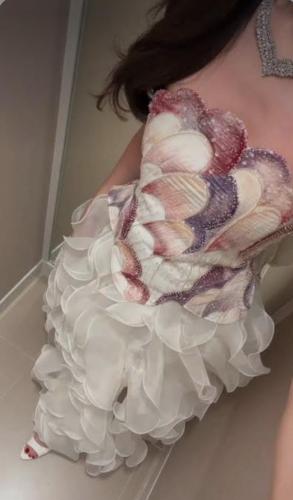 فستان سهره شك اوجنزا دبل كلوش فاخر من Miar Fashion