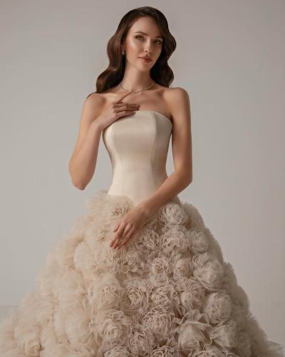 فستان ميكادو تل دبل كلوش /Mair Fashion