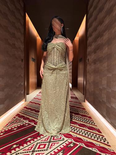 فستان دانتيل شال جورجيت رااقي من Mair Fashion