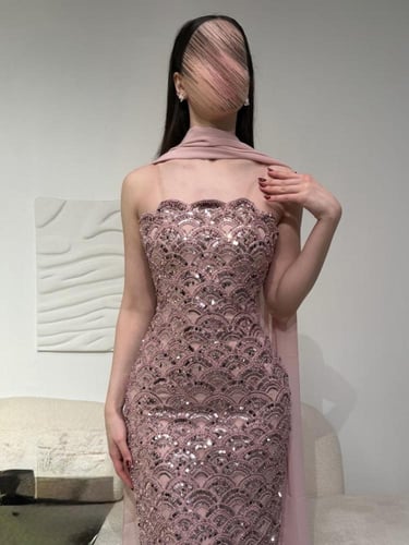 فستان نسرين الانيقه