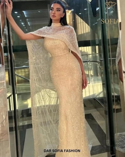 فستان سهره بتصميم فاخر وجميل