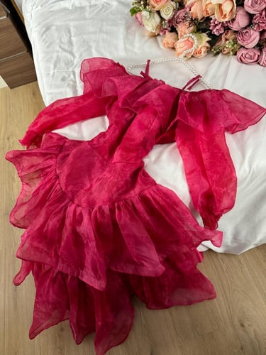 فستان مموج طبقات ميد /Mair Fashion