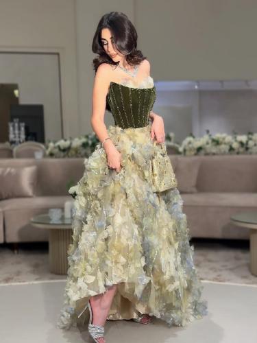 فستان عبير كورسيه مخملى / Mair Fashion