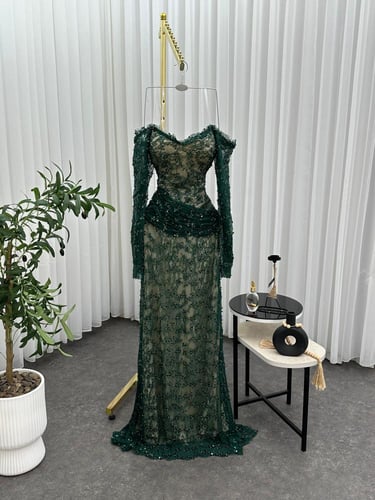 فستان سهره بطانه ناعمه /Mair Fashion