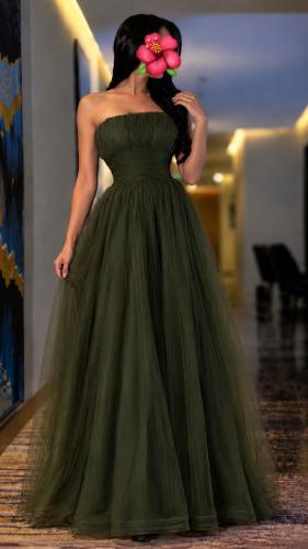 فستان سهره تل ناعم مع فيونكه ورد فاخر من Miar Fash...