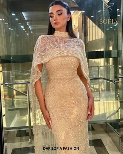 فستان سهره بتصميم فاخر وجميل