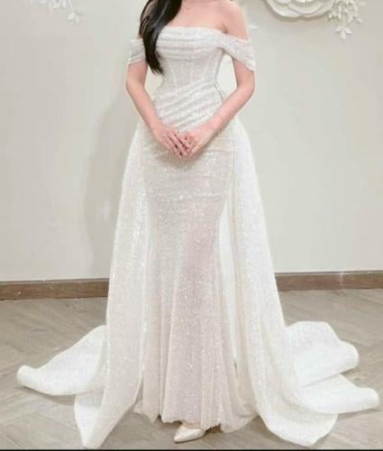 فستان كردانه مع لول تفته ذيل دبل كلوش /Mair Fashio...