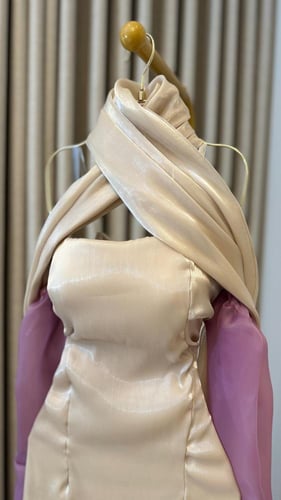 فستان كرنكل علا موف /Mair Fashion