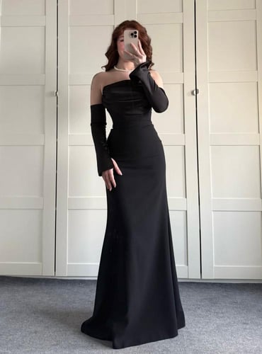 فستان ناعم تفته بالوان متعدده