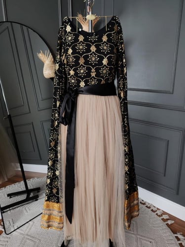 جلابيه رمضانية تل علا تطريز كمبيوتر