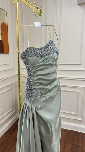 فستان سهرة تيفاني تطريز راقي /Mair Fashion