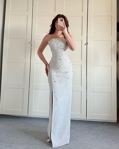 فستان سهره بتصميم راقي وانيق