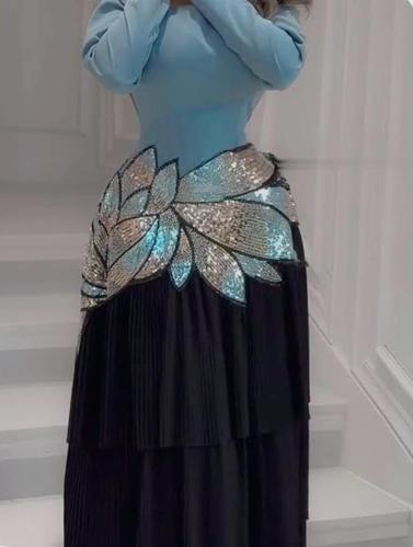 فستان شك سهره مع باربي فاخر من Miar Fashion