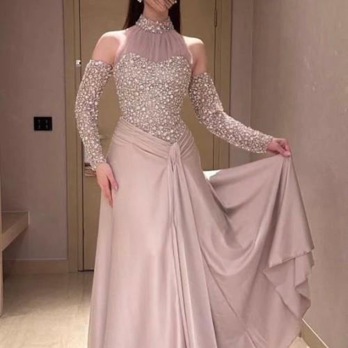 فستان سهره بتصميم راق وفخم من Miar Fashion