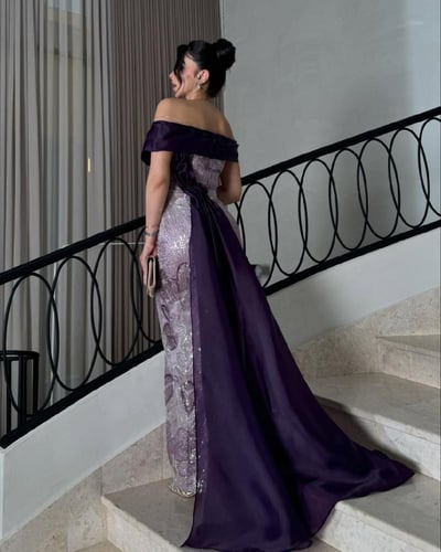 فستان سهره تل تطريز بطانه تفته /Mair Fashion