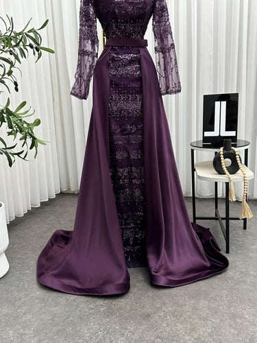 فستان سهره تفته كلفه خرز /Mair Fashion