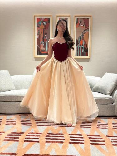 فستان سهره ميكادو تطريز يدوي متقن من Mair fashion