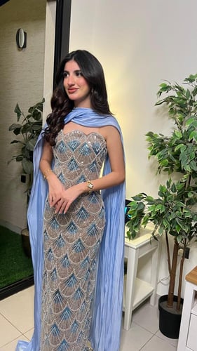 فستان مها بتصميم فاخر وانيق