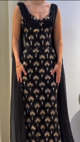 فستان سهره لكرا جورجيت / Mair Fashion