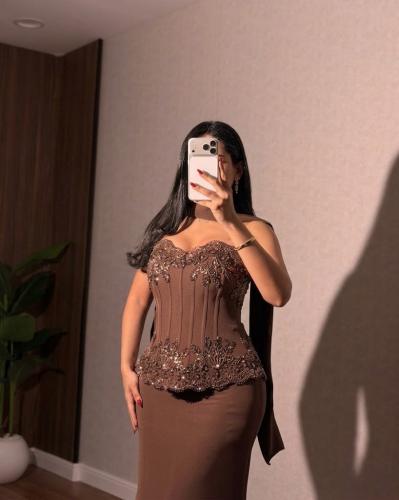 فستان حنين الانيقه من miar fashion