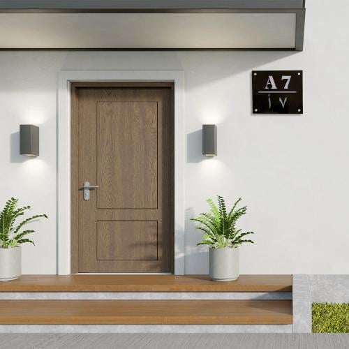 لوحة رقم المنزل أكريليك تصميم رقم 4 – مقاس 30×35 س...