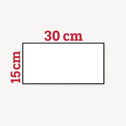 لوحة رقم المنزل أكريليك تصميم رقم 7 – مقاس 15×30 س...