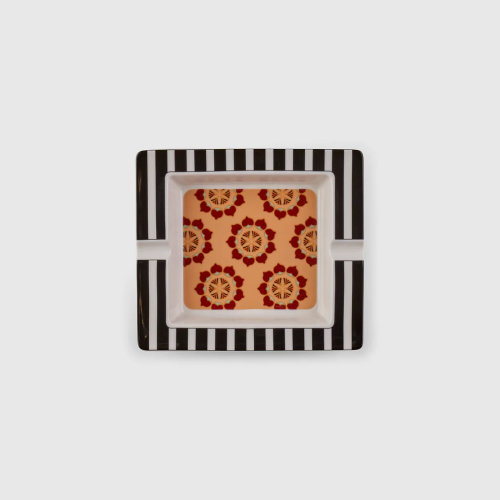 طفاية سجائر - أسود و بيج