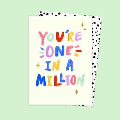 Card - You're One In A Million