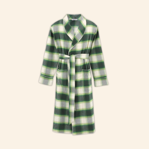 Green Checkered - Robe