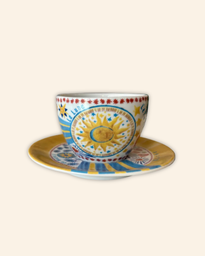 Celestial Sun - طقم كوب و صحن