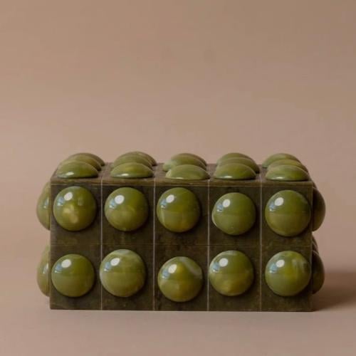 Marble Bobbin Box - علبة ديكورية